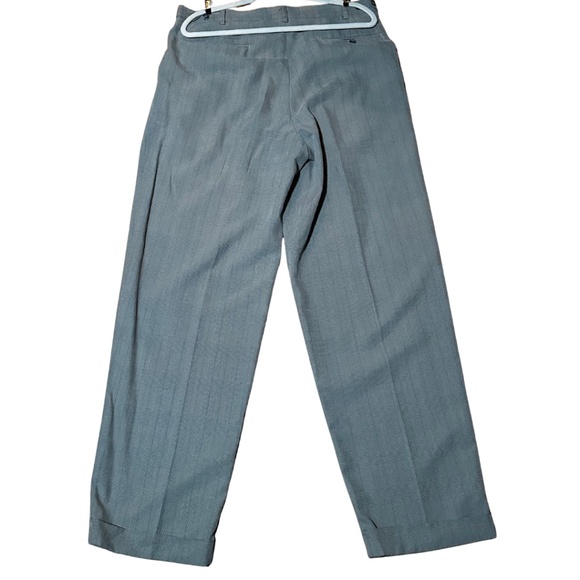 Izod Pleated Plaid 36x34 Greige pants - Picture 7 of 10